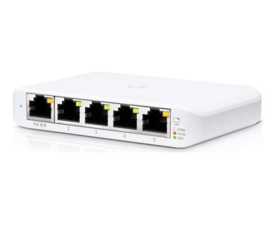 Ubiquiti USW-Flex Indoor/outdoor 5Port Poe Gigabit Switch with 802.3bt Input Power Support