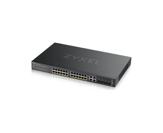 ZYXEL GS2220-28HP,EU REGION,24-PORT GBE L2 POE SWITCH WITH GBE UPLINK (1 YEAR NCC PRO PACK LICENSE BUNDLED)