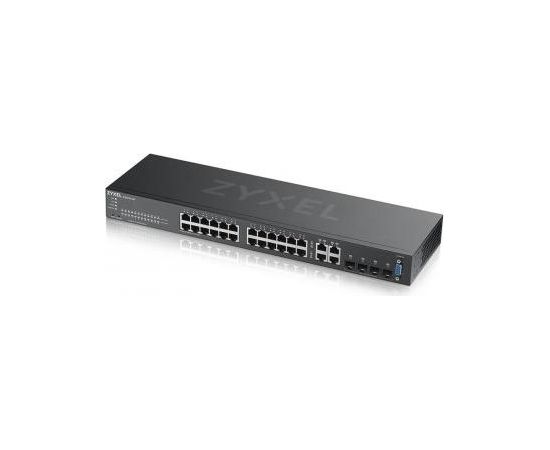 ZYXEL GS2220-28,EU REGION,24-PORT GBE L2 SWITCH WITH GBE UPLINK (1 YEAR NCC PRO PACK LICENSE BUNDLED)