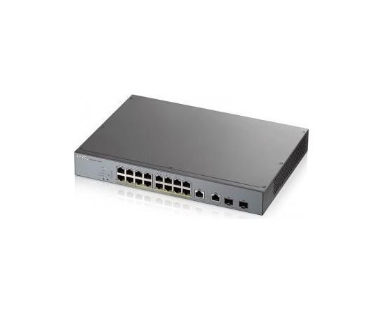 ZYXEL GS1350-18HP 18 PORT GIGABIT MANGED CCTV POE SWITCH 250WATT