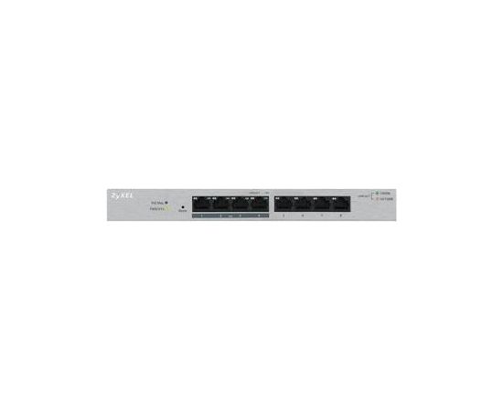 ZYXEL GS1200-8HPV2, 8 PORT GIGABIT POE+ WEBMANAGED SWITCH, 4X POE, 60 WATT