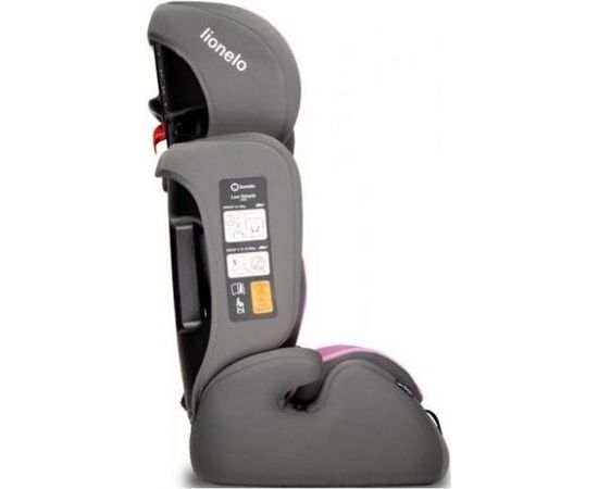 Autosēdeklis LEVI SIMPLE candy pink Lionelo (9-36 kg) Autokrēsli un palikņi