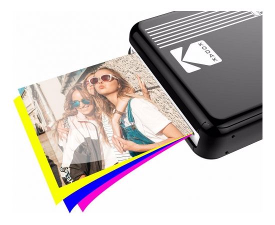 Kodak фотопринтер Mini 2 Plus Retro, черный