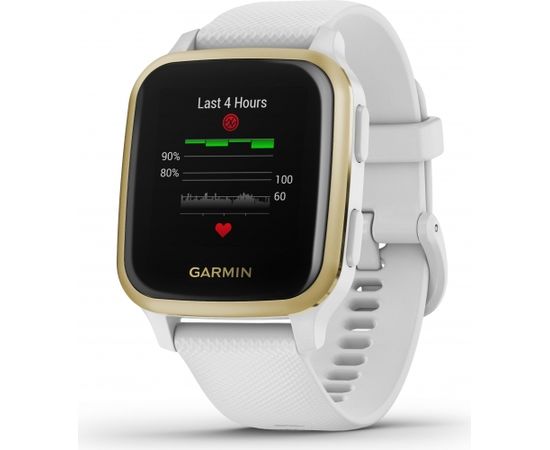 Garmin Venu Sq, white/light gold