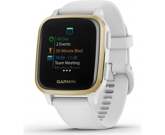 Garmin Venu Sq, white/light gold