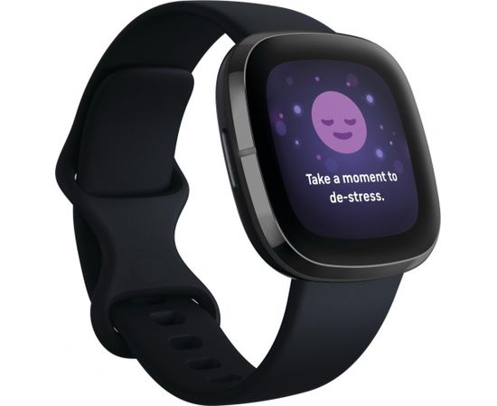 Fitbit Sense, carbon/graphite stainless steel