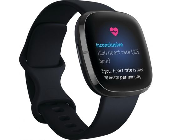 Fitbit Sense, carbon/graphite stainless steel