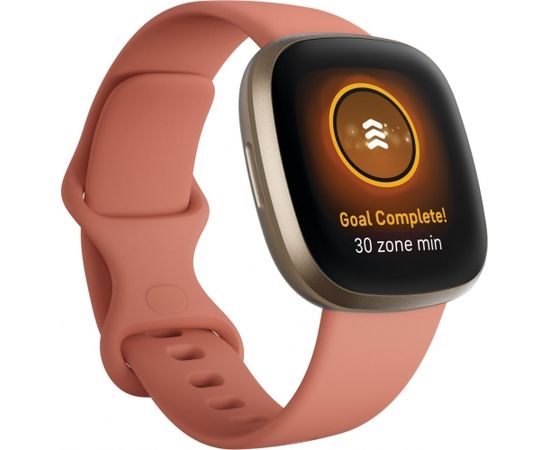 Fitbit Versa 3, pink clay/soft gold aluminium Smart-Watch Умные часы