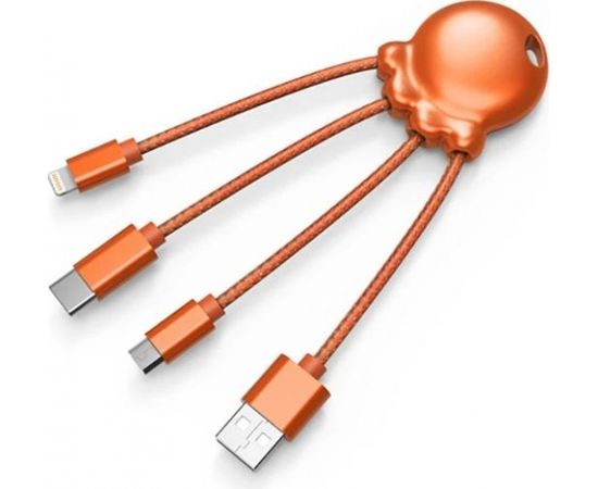 xoopar XP61040.20M Octopus Metallic Charging Multi Cable (orange)