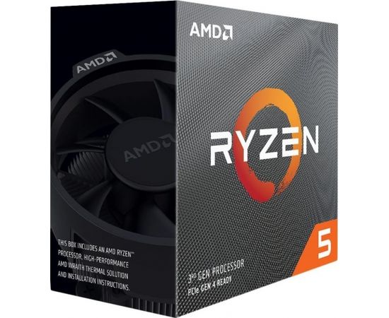 AMD CPU Desktop Ryzen 5 6C/6T 3500X (3.6/4.1 Boost GHz,35MB,65W,AM4) box, with Wraith Stealth cooler