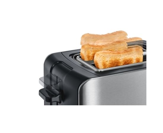 Bosch Toaster TAT6A913 Stainless steel, Stainless steel, 1090 W, Number of slots 2, Number of power levels 6, Bun warmer included