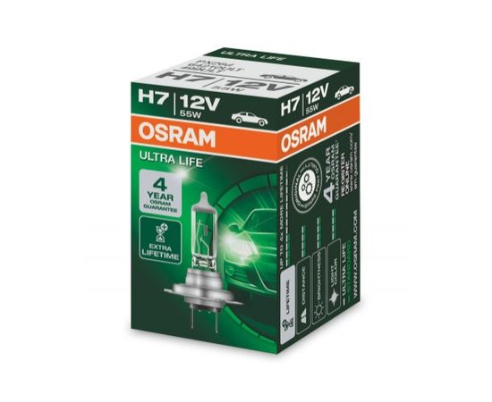 Osram Spuldze ULTRA LIFE 3X 12V H7 55W 12V PX26D FS1 64210ULT