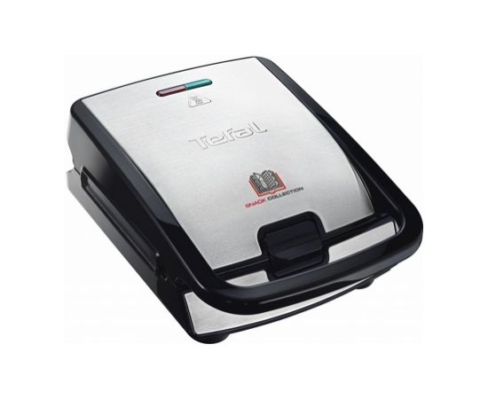 TEFAL SW854D16 tosteris Snack Collection, 700W, 4 maināmas plātnes, melna/sudraba