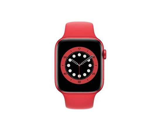 Apple Watch Series 6 GPS, 40mm PRODUCT (RED) Aluminium Case with PRODUCT(RED) Sport Band - Regular