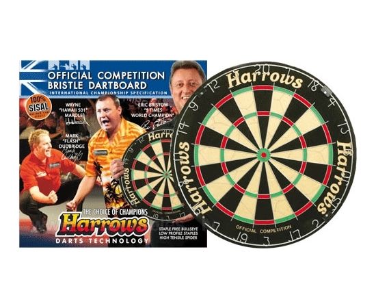 Harrows Offical Competition Bristle Dartboard