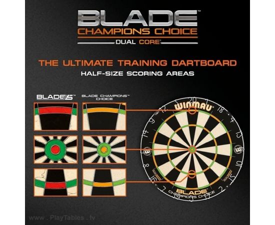 Dartboard WINMAU BLADE 5 CHAMPION'S CHOICE DUAL COREsizal