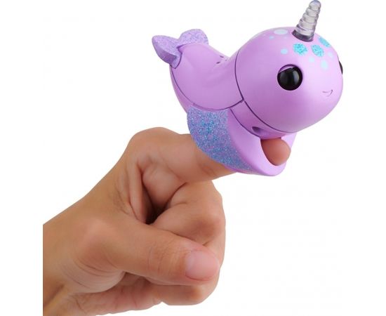 FINGERLINGS electronic toy narwhal Nelly, purple, 3696