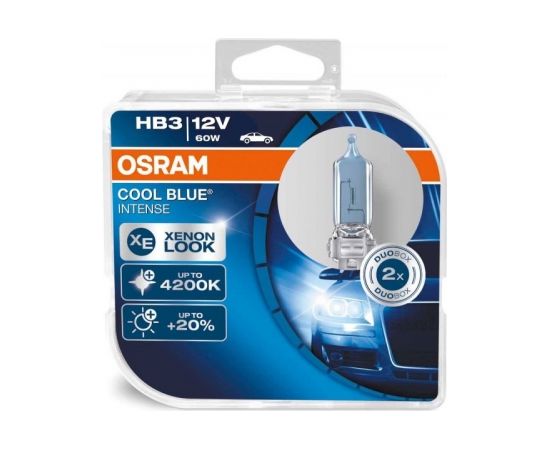 Osram Spuldžu komplekts 9005CBI-HCB HB3 COOL BLUE