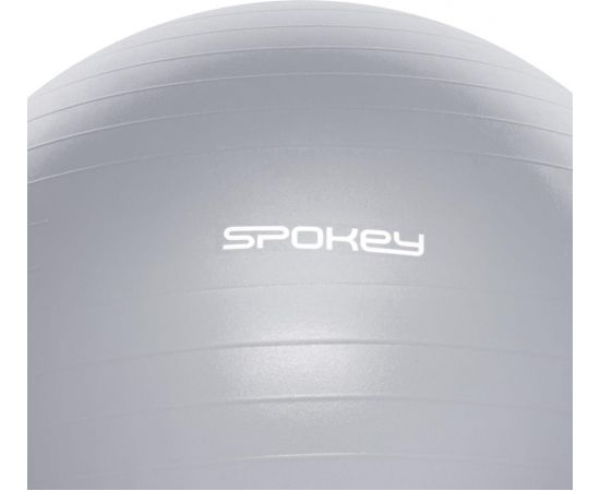 Spokey FITBALL III Gymnastic ball, Non-slip, Anti-burst system, 65 cm, 300 kg, Grey, PVC