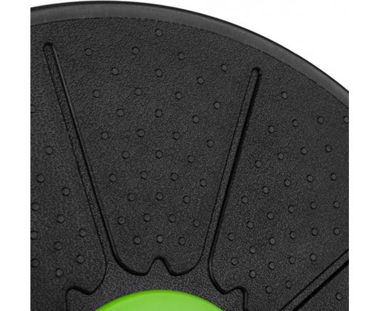 Spokey BALANCE PLATFORM Plastic pad, 39 x 6 cm, Black/green