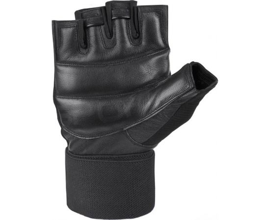 Spokey GUANTO II Fitness gloves, XL (24-26 cm), Black/grey