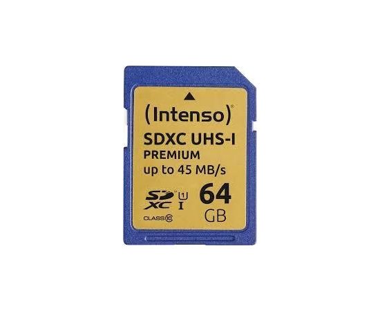 MEMORY SDXC 64GB UHS-I/3421490 INTENSO