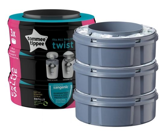 TOMMEE TIPPEE cassette Sangenic Twist Refil, 3psc., 85102201