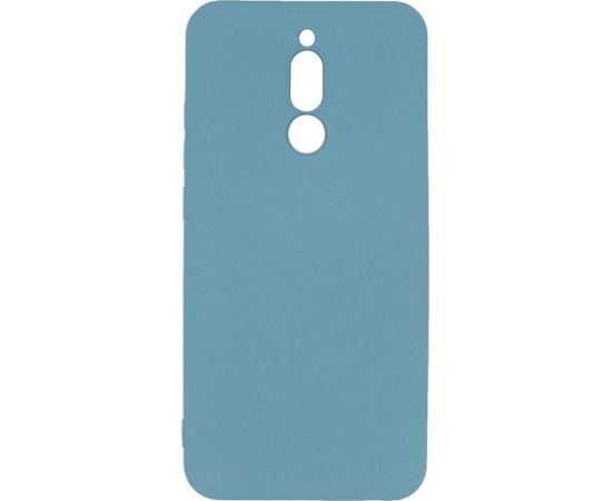Evelatus Xiaomi Redmi 8 Soft Touch Silicone Case with Strap Blue