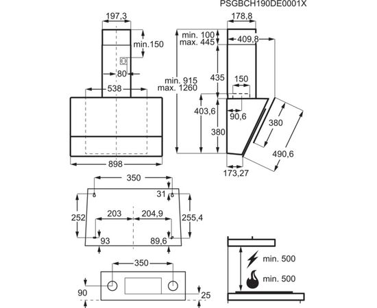 Electrolux LFV619R 90cm