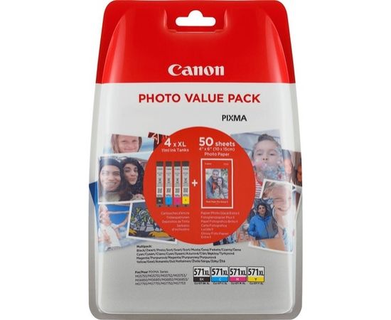 Canon Ink Photo paper multipack CLI571XL (0332C005)