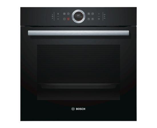 Bosch HBG672BB1S cepeškrāsns, Serie 8, 71 l, pirolīze, melna