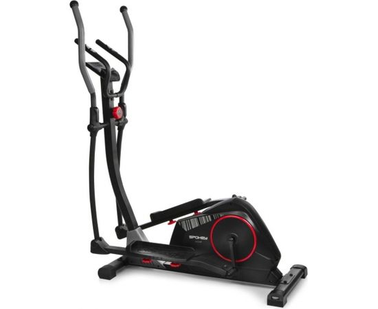 Spokey ALEAR Eliptiskais trenažieris , 130 kg, Black, LCD displejs