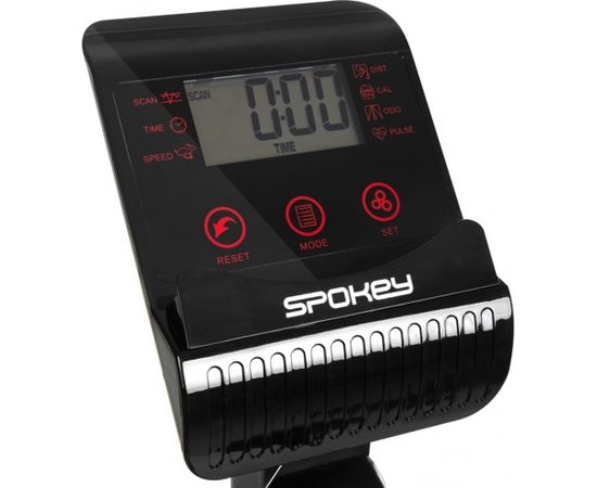 Spokey ALEAR Eliptiskais trenažieris , 130 kg, Black, LCD displejs