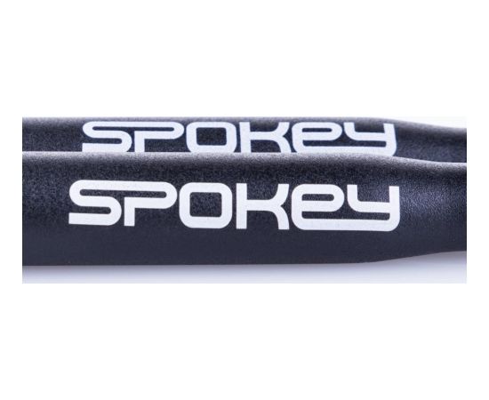 Spokey CROSSFIT MIDD Jump Rope, 300 cm, Black/Grey, Steel/Plastic