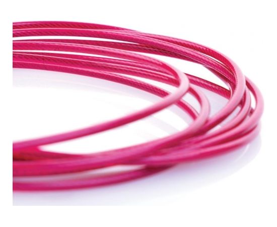 Spokey CROSSFIT TWEET II Jump Rope with Bearings, 300 cm, Pink, Steel/Plastic