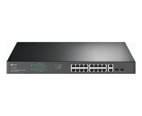 TP-LINK Switch TL-SG1218MP Unmanaged, Rack Mountable, 10/100 Mbps (RJ-45) ports quantity 18, PoE+ ports quantity 16