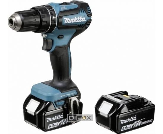 Makita DHP485RTJ Triecienurbjmašīna 18V 2x5.0Ah 50/25Nm