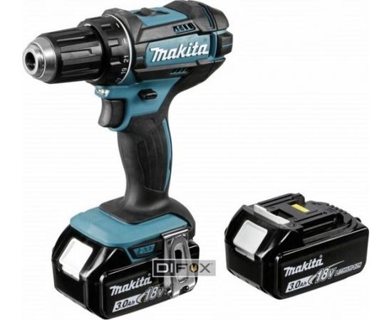 Makita DDF482RFJ 18V 2x BL1830B Cordless Drill Driver