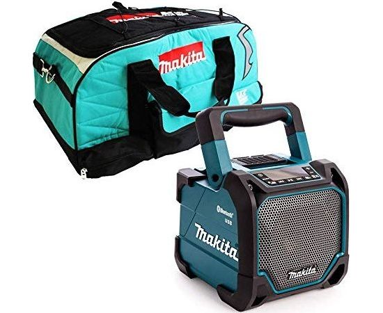 Makita Makita DMR202, Speaker (turquoise / black, jack, USB, Bluetooth)