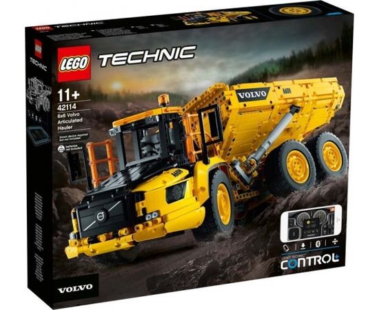 Lego Technic 6x6 Volvo pašizgāzējs 42114