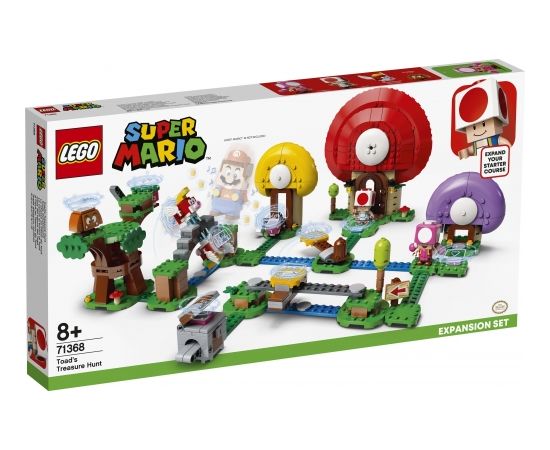 LEGO LEGO Super Mario 71368 Klocki Super Mario Toad szuka skarbu zestaw rozszerzony