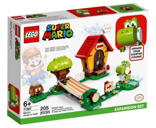 LEGO LEGO Super Mario 71367 Klocki Super Mario Yoshi i dom Mario zestaw rozszerzający