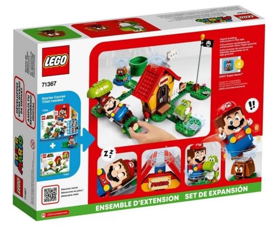LEGO LEGO Super Mario 71367 Klocki Super Mario Yoshi i dom Mario zestaw rozszerzający