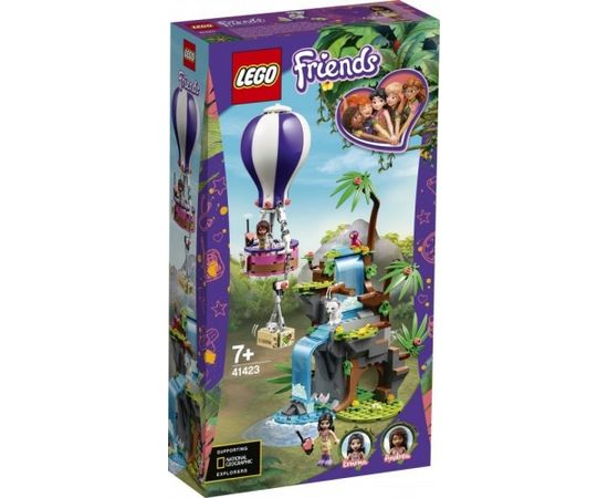 LEGO 41423 Tīģera glābšana džungļos ar gaisa balonu
