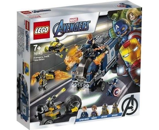 LEGO  Atriebēji: kravas auto notriekšana 76143 Lego Marvel
