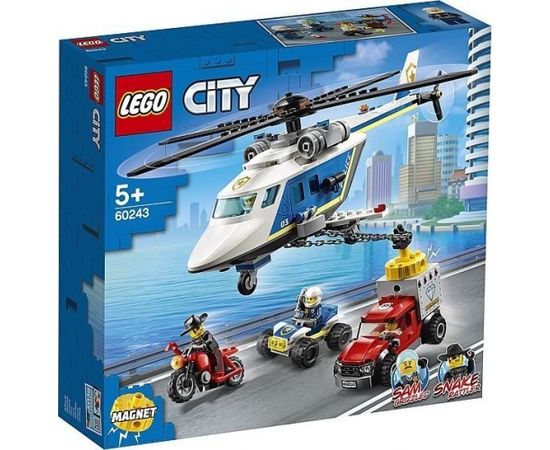 LEGO City Policijas pakaļdzīšanās ar helikopteru, no 5+ gadiem (60243)