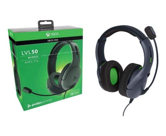 PDP Gaming LVL 50 Stereo Headset Wired - Grey (Xbox One)