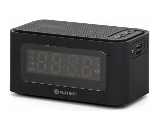 Platinet Bluetooth speaker + alam clock 5W PMGC5B