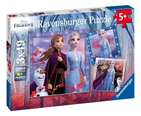 RAVENSBURGER puzzle Frozen 2 The journey starts, 3x49pcs., 5011