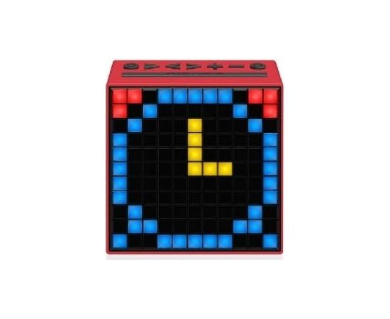 Divoom TimeBox Bluetooth 4.0 Portatīvs Skaļrunis ar LED Displeju / Modinātājs / Aplikācija / Sociālie Tīkli / Termometrs Sarkanas